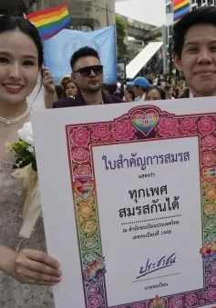 Thái Lan trở thành quốc gia Đông Nam Á đầu tiên hợp pháp hóa hôn nhân đồng giới