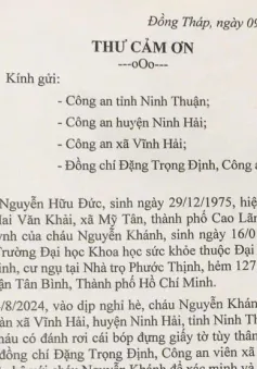 Việc làm ý nghĩa của một Thượng úy công an