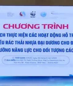 Hội thảo xây dựng kế hoạch truyền thông giảm rác thải nhựa đại dương