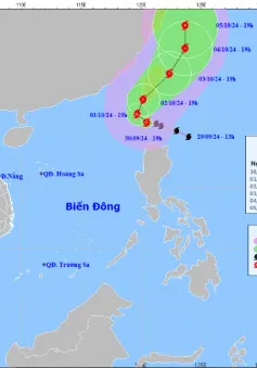 Bão Krathon giật trên cấp 17 có khả năng đi vào Biển Đông