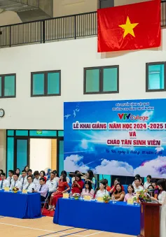 Trường Cao đẳng Truyền hình khai giảng năm học 2024-2025 của hệ Cao đẳng và chào Tân sinh viên khóa 20