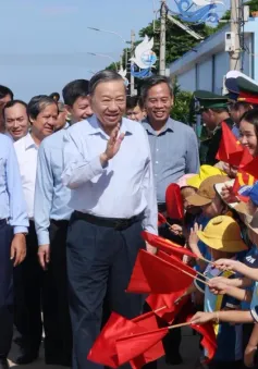 Tổng Bí thư, Chủ tịch nước Tô Lâm thăm, làm việc tại huyện đảo Cồn Cỏ