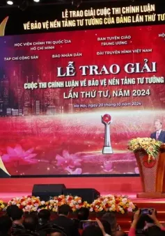 Phát biểu của Tổng Bí thư, Chủ tịch nước Tô Lâm tại Lễ trao giải Cuộc thi chính luận về Bảo vệ nền tảng tư tưởng của Đảng lần thứ Tư