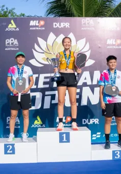 Chuỗi thành tích “khủng” của tay vợt U16 Sophia Phương Anh tại giải Pickleball danh giá PPA Tour Australia 2024