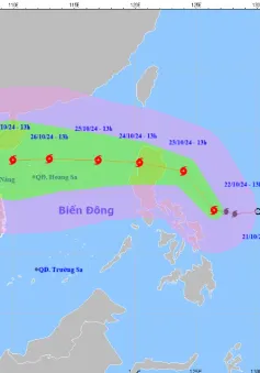 Bão Trami khả năng trở thành bão số 6, miền Trung sẽ mưa lớn diện rộng
