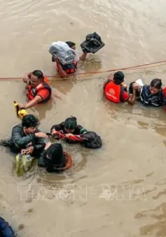 Hoàn lưu bão Trami gây mưa lớn ở Đông Bắc Thái Lan