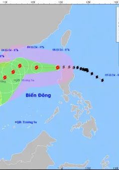 Bão số 7 mạnh cấp 14, giật cấp 17, biển động dữ dội