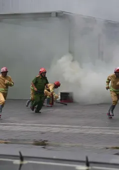 TP Hồ Chí Minh: Hàng ngàn người diễn tập chữa cháy và cứu nạn, cứu hộ nhà cao tầng