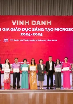 Vinh danh điển hình đổi mới sáng tạo giáo dục Việt Nam