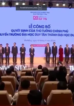 Trường Đại học Duy Tân trở thành Đại học Duy Tân