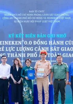 HEINEKEN Việt Nam ký kết với Đoàn CSGT TP Hồ Chí Minh lan tỏa văn hóa “Uống có trách nhiệm”