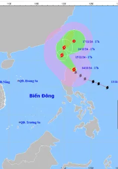 Bão Usagi giật cấp 16, áp sát Biển Đông