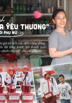 Trở thành "Điểm tựa yêu thương" cho những người phụ nữ