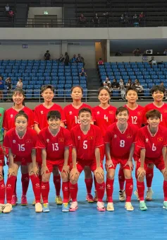 ĐT futsal nữ Việt Nam khởi đầu thuận lợi tại giải futsal Đông Nam Á 2024