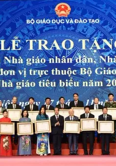 Tôn vinh Nhà giáo nhân dân, Nhà giáo ưu tú, Nhà giáo tiêu biểu năm 2024