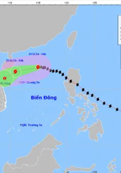 Bão số 9 giảm tốc, sẽ suy yếu dần thành áp thấp nhiệt đới