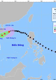 Bão số 9 giật cấp 10, cách Hoàng Sa khoảng 220km