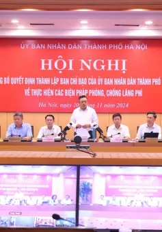 Chủ tịch UBND TP Hà Nội làm Trưởng Ban Chỉ đạo phòng chống lãng phí Thành phố