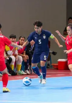 Giải VĐ futsal nữ ĐNA 2024: Thái Lan giành vị trí nhất vòng bảng