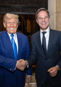 Ông Trump có cuộc gặp đầu tiên với Tổng Thư Ký NATO Rutte kể từ khi đắc cử