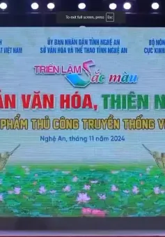 Bế mạc Triển lãm "Sắc màu di sản văn hóa, thiên nhiên và sản phẩm thủ công truyền thống Việt Nam"