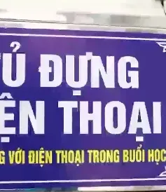 Nói không với điện thoại trong trường học