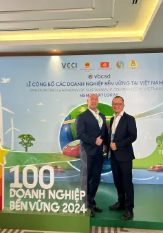 Công bố các doanh nghiệp sản xuất bền vững năm 2024