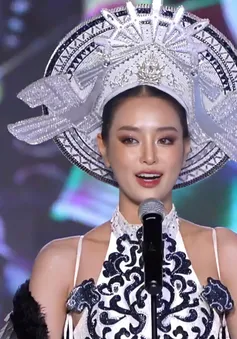 Miss Intercontinental 2024: Bùi Khánh Linh thi trình diễn Trang phục dân tộc