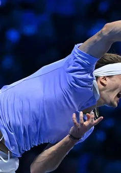 Alexander Zverev có nhiều cú ACE nhất năm 2024