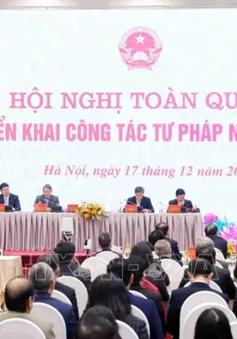 Ngành tư pháp là nòng cốt trong xây dựng thể chế