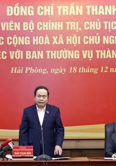 Chủ tịch Quốc hội: Xây dựng Hải Phòng trở thành đô thị thông minh, hiện đại, mẫu mực về sự trải nghiệm và đáng sống