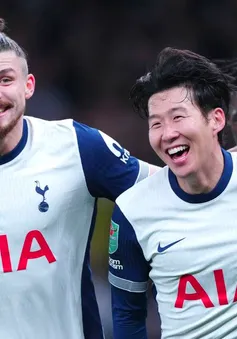 Đánh bại Man Utd, Tottenham giành vé vào bán kết Cúp Liên đoàn Anh