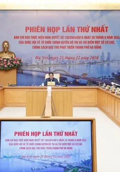 Thủ tướng chủ trì phiên họp về thực hiện cơ chế, chính sách đặc thù phát triển Đà Nẵng