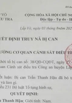 Bắt giữ đối tượng truy nã về tội trộm cắp tài sản