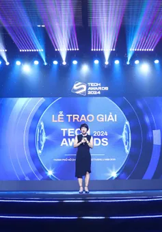 Thương hiệu ứng dụng AI xuất sắc, cá nhân sáng tạo nội dung... được vinh danh tại Tech Awards 2024