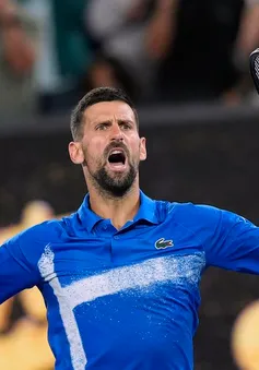 Novak Djokovic tiến vào vòng 4 Australia mở rộng 2025