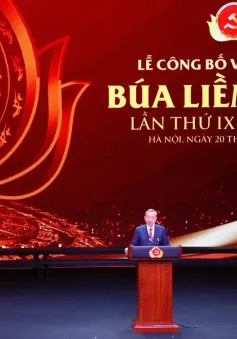 Phát biểu của Tổng Bí thư Tô Lâm tại Lễ trao Giải Búa liềm Vàng lần thứ 9