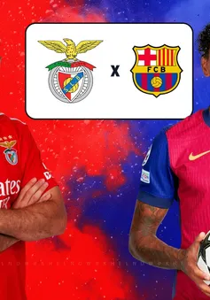 Benfica vs Barcelona: Thách thức "gã khổng lồ" | 3h00 ngày 22/1