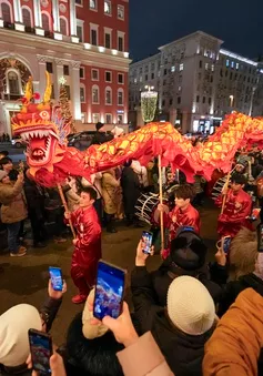 Rộn ràng ngày hội Tết Nguyên đán ở Moscow