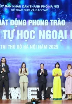 Gần 65% số học sinh Hà Nội đăng ký tham gia phong trào tự học ngoại ngữ
