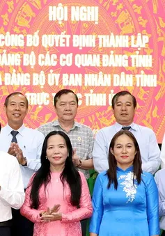 Bình Thuận: Công bố quyết định thành lập Đảng bộ các cơ quan Đảng, UBND tỉnh trực thuộc Tỉnh ủy