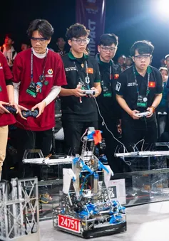 Học sinh Việt Nam giành vé tham dự cuộc thi robot toàn cầu tại Mỹ