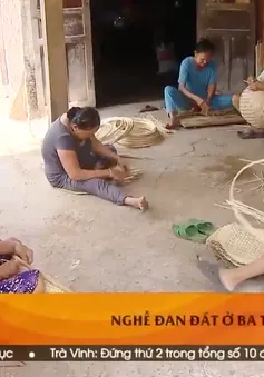 Làng nghề đan đát ở Ba Tri