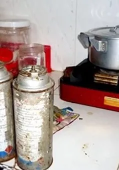 Dập nát bàn tay phải do nổ bình gas mini