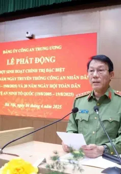 Bộ Công an phát động đợt sinh hoạt chính trị đặc biệt