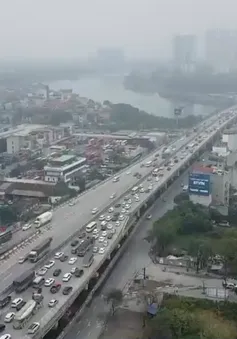 Ùn ứ giao thông một số khu vực ở Hà Nội ngày cuối kỳ nghỉ lễ Giỗ Tổ
