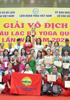 Học viện Yoga Hương Anh giành Cúp nhất toàn đoàn tại giải vô địch các CLB Quốc gia 2025