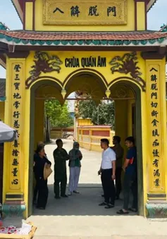 Một trẻ sơ sinh bị bỏ rơi tử vong trước cổng chùa