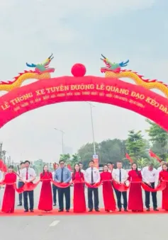 Hà Nội thông xe đường Lê Quang Đạo kéo dài