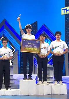 Đường lên đỉnh Olympia: Nam sinh Hà Nội giành vòng nguyệt quế tuần đầu tiên của Quý 3